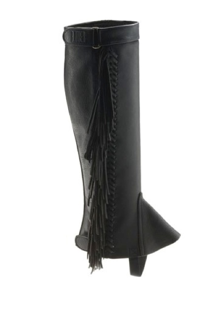 Cowboystiefel Aus Leder Mit Fransen Quiet Hours Schwarz - Andżela